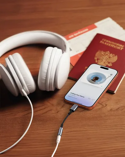 Vista 7 de Adaptador USB C a conector de auriculares de 3.5mm – Dongle de audio HiFi, cable tipo C a auxiliar hembra compatible con iPhone 17/16/15 Pro Max