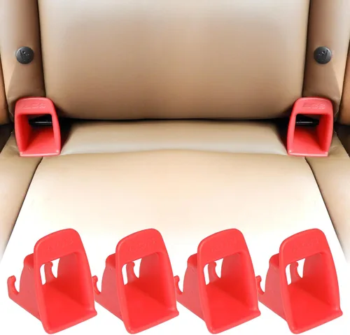 Vista 18 de ISOFIX - Guía de cierre de cinturón de interfaz, 2 piezas de hebilla de interfaz ISOFIX para asiento de automóvil, ranura guía fija, conector