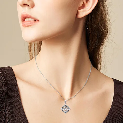 Vista 6 de YAFEINI Collar de cruz de plata esterlina con colgante de cruz de béisbol, versículo bíblico de fuerza, collar de cruz celta, regalo de joyería