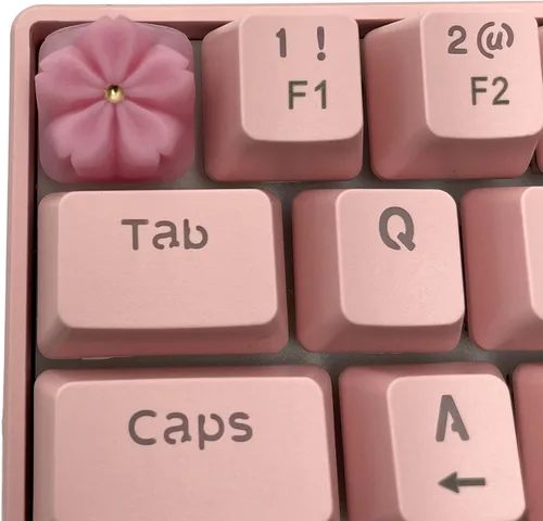 Vista 2 de Capsmiths Sakura Artisan Keycap - Teclados mecánicos MX para juegos Sakura