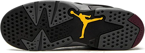 Vista 5 de Nike Preschool Air Jordan 6 Retro PS Bordeaux BlackLight GraphiteDark Grey