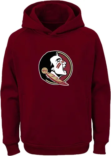 Vista 23 de NCAA Youth 8-20 Team Color Performance Primary Logo Sudadera con capucha Aburn Tigers Armada