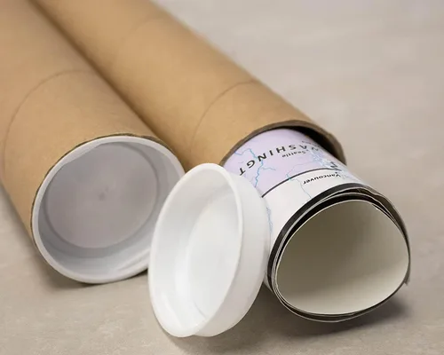 Vista 5 de MagicWater Supply Tubo de correo – 2 x 12 pulgadas – Kraft – 1 paquete – para envío y almacenamiento de carteles, artes, manualidades y documentos