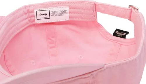 Vista 9 de Jeep Sombrero de parche bordado sin estructurar de sarga china prémium para mujer, gorra para niñas, color rosa, Rosado