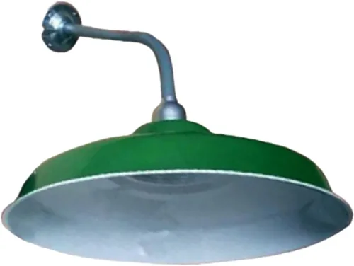 Vista 4 de 2 cubiertas de lámpara de techo esmaltadas, color verde, bricolaje, industrial, accesorio de iluminación de granero, accesorio retro y simple