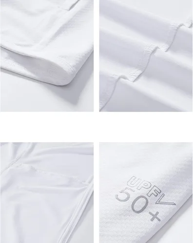 Vista 4 de C2M Chaqueta de pesca con capucha UPF 50+ para mujer