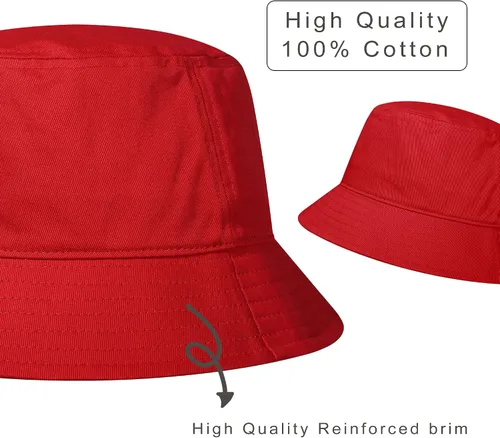 Vista 37 de GADIEMKENSD Sombrero de pescador 100% algodón, unisex, protección solar UPF 50, ligero, plegable