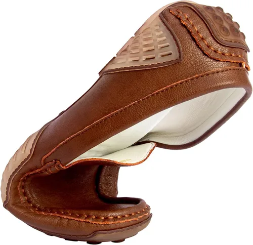 Vista 5 de LUODENGLANG Mocasines para hombre, zapatos casuales sin cordones, mocasines para conducir, mocasines Penny con suela de goma, zapatos planos suaves