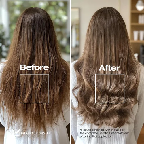 Vista 4 de abril et nature - Champú Profesional de Peluquería Queratina - Reparaciones y Reestructuras - Para Cabello Natural Sin Borro - Acción Ultrarápida