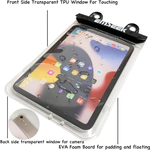 Vista 4 de Funda impermeable para lector de libros electrónicos, bolsa para lector de libros electrónicos, bolsa seca para Amazon Kindle Paperwhite Oasis Fire