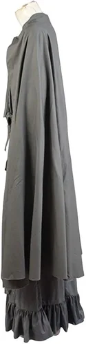 Vista 2 de Ya-cos Disfraz de The Fellowship of The Ring Gandalf para hombre, capa grismarrón