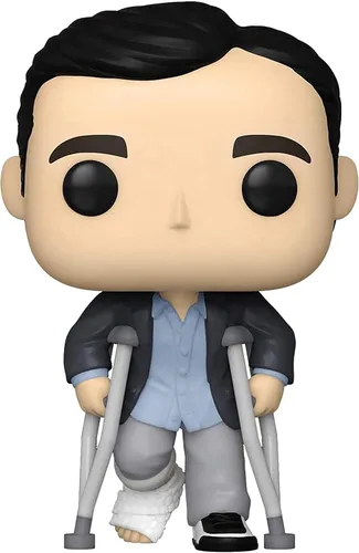 Vista 2 de Funko POP TV: La Oficina - Michael de pie con muletas, multicolor, 57396
