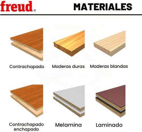 Vista 2 de Freud LU96R006M20: 6.299 in x 48T mm Delgado Kerf Laminado/Melamina de doble cara