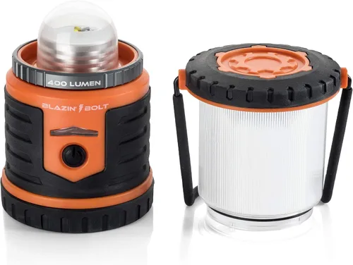 Vista 4 de Linterna recargable USB resistente de Blazin Bolt Banco de energía de 6000mAh 400 lúmenes 400 horas de luz 6 modos Para camping