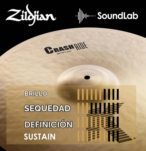 Vista 5 de Zildjian K0810 20" K Crash Ride Platillo