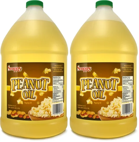Vista 6 de Snappy Palomitas de maíz de 1 galón de aceite de cacahuete puro, sin color añadido, 128 onzas líquidas