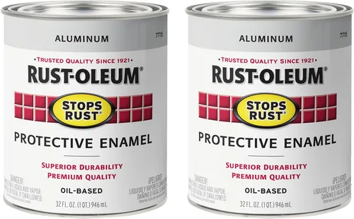 Vista 52 de Carbón gris brillante Rust-Oleum (7784502) contra el óxido 32 onzas, 7784502 Gris carbón brillante