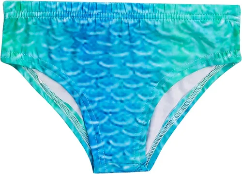 Vista 3 de DNFUN Traje de baño de sirena, sin monoaleta