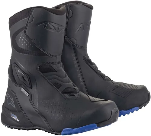 Vista 4 de Alpinestars RT-8 Gore-Tex Boots, calzado de turismo impermeable con certificación CE, 7.5, negro/azul