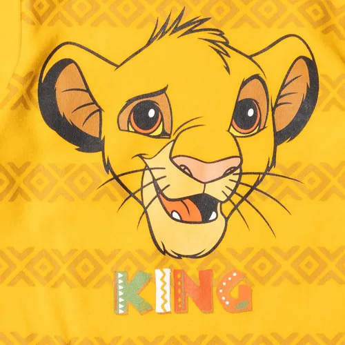 Vista 6 de Disney Lion King Mickey Mouse Simba - Paquete de 2 mamelucos de cuello alto para bebé recién nacido a bebé