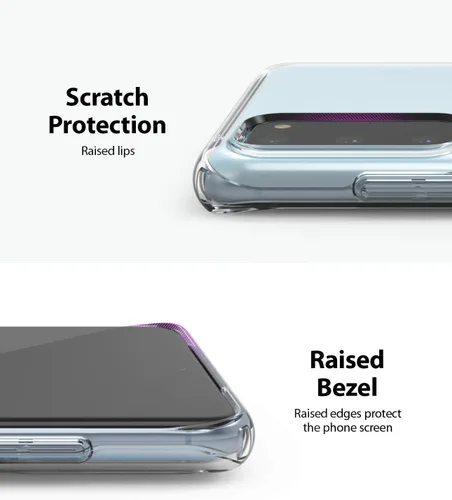 Vista 6 de Ringke Funda Air compatible solo con Galaxy S20 (2020), delgada, flexible, a prueba de golpes, TPU - transparente