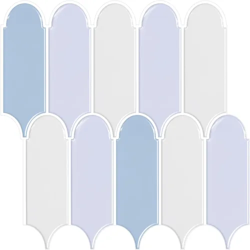 Vista 8 de Protector contra salpicaduras para cocina, diseño más grueso, protector contra salpicaduras de plumas negras mate de primera calidad, azulejos sin