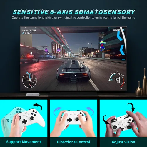 Vista 5 de Lampelc Controlador inalámbrico compatible con Xbox Series X&SXbox OneSXEliteWindows 7810