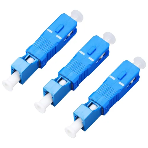 Vista 11 de FTTH Herramienta de equipo óptico LC hembra a SC macho brida híbrida monomodo 9/125 SM conector adaptador de fibra óptica para comunicación digital