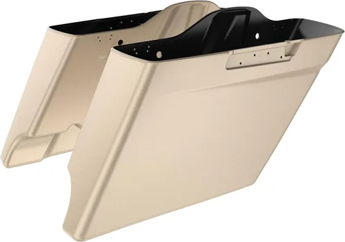 Vista 56 de Alforjas extendidas para Harley Touring Street Glide, Electra Glide, Road Glide 2014-2023 (whisky ámbar)