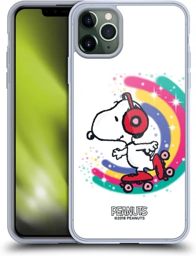 Vista 183 de Head Case Designs Funda de gel con licencia oficial de Peanuts Beach Surf Snoopy Boardwalk Airbrush [protección de grado militar] compatible