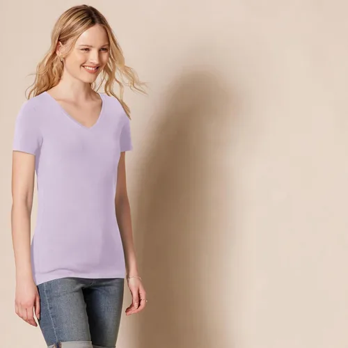 Vista 324 de Amazon Essentials Women's Regular-Fit Short-Sleeve Crewneck T-Shirt
