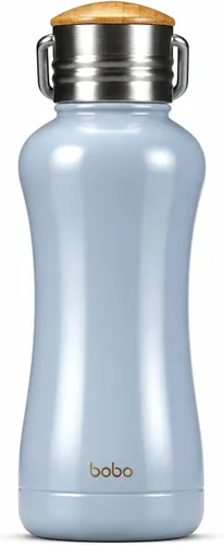 Vista 23 de YOHKOH Mini Botella de Agua Aislada al Vacío Con Tapa de Bambú - Botella de Agua Térmica de Acero Inoxidable para Mujeres, Niñas, Niños, Botella