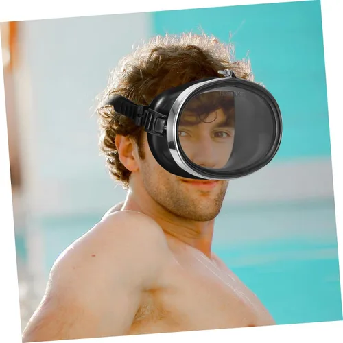 Vista 4 de Máscara de buceo de natación templada para hombres, gafas de buceo multiusos, equipo portátil de buceo para buceo y natación