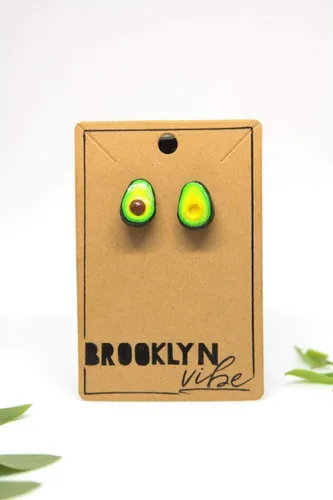 Vista 2 de Pendientes de aguacate de regalo para ella Pequeño regalo de joyería de aguacate para parejas