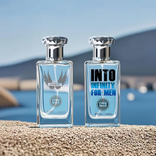 Vista 6 de Hybrid & Company Hombres 2 Pcs Courageous Into Infinity Eau De Perfum Vaporisateur Natural Spray