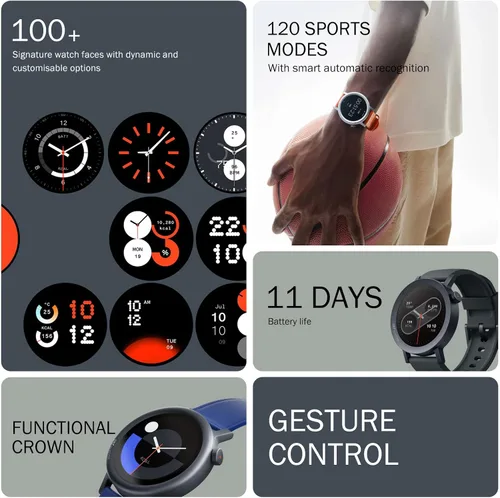 Vista 2 de CMF Watch Pro 2 Smartwatch for Men Women, Fitness Tracker with Heart Rate, SPO₂ Monitoring,120 Sports Model, Bluetooth Calls with AI Noise