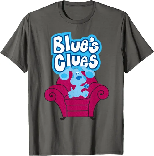 Vista 63 de Camiseta Blue's Clues On Red Sofa Negro