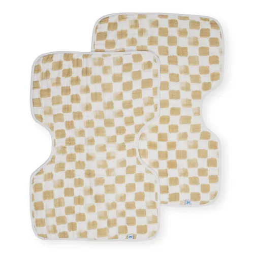 Vista 6 de Little Unicorn Paquete de 2 paños ultra absorbentes para eructos de alta calidad, suaves para la piel del bebé, tamaño más grande, diseño