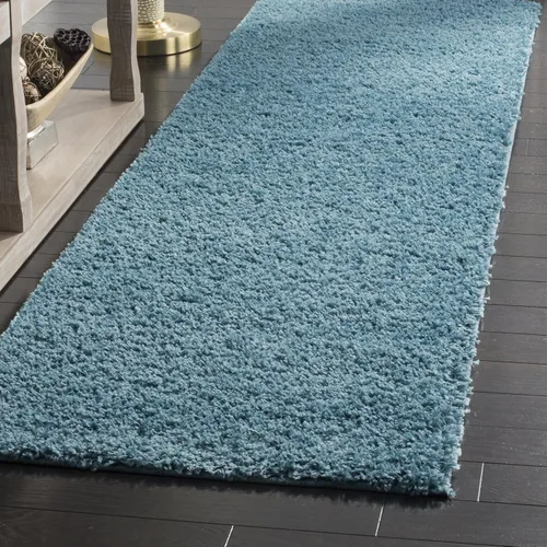 Vista 37 de SAFAVIEH Arizona Shag Collection ASG820A - Alfombra de pasillo, 2 pies 3 pulgadas x 6 pies, color crema, diseño sólido, no desprende pelusa y fácil