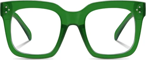 Vista 9 de Ovresized Blue Light Blocking Glasses for Women Men Square Computer TV Eyeglasses