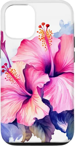 Vista 11 de Funda de flor de hibisco rosa para iPhone 12 mini