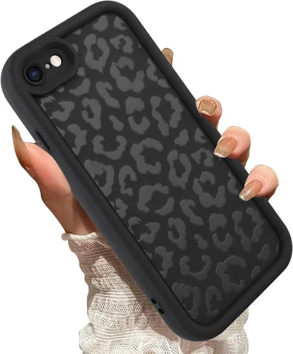 Vista 8 de MOWIME Funda compatible con iPhone 7/8/SE 2020, estampado de guepardo, a prueba de golpes, funda protectora de TPU suave para mujeres y niñas, funda