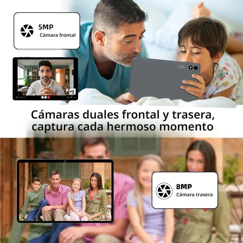 Vista 7 de Tablet Android 14, tabletas de 10 pulgadas, CPU Octa Core, 10GB+64GB+512GB de expansión, pantalla de 1280x800, Wi-Fi6, cámara dual, PC tablet