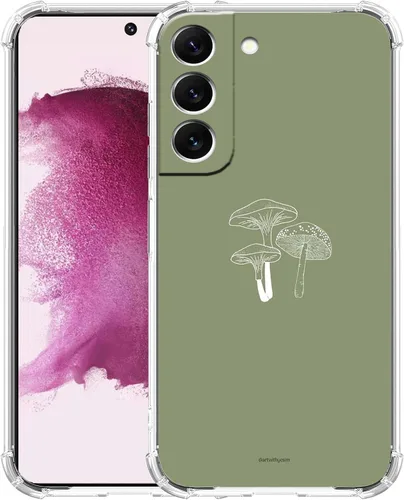 Vista 23 de Funda de collage estético para Samsung Galaxy S21, patrón de citas positivas, funda de TPU suave de moda compatible con Galaxy S21