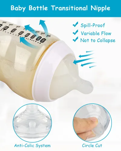 Vista 6 de Tetina de silicona (S) para biberones anti-cólicos Tommee Tippee Natural Start, flujo lento, 0m+, 4