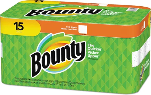 Vista 14 de Bounty Select-a-Size - Toallas de papel, color blanco, 12 rollos (paquete de 1)