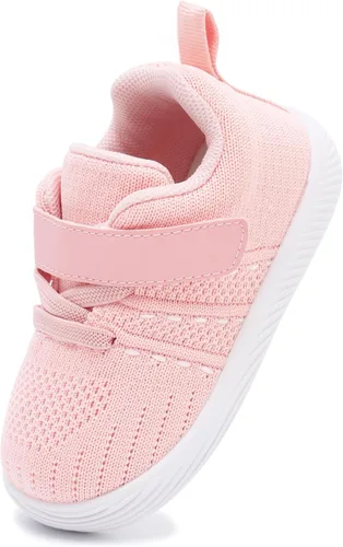 Vista 2 de iSusuJo Zapatos de bebé para niño y niña, zapatos para caminar sin cordones para bebés, zapatos para primeros pasos, 6, 9, 12, 15, 18, 24 meses
