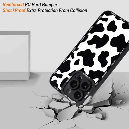 Vista 8 de Paquete de 2 bonitas fundas de teléfono para Apple iPhone 7/8 de 4.7 pulgadas, funda de silicona delgada y suave con estampado de vaca para mujer, a