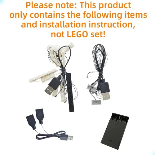 Vista 3 de GEAMENT Versión 2015 Kit de luz LED compatible con Lego 75105 Millennium Falcon modelo de construcción (juego de modelos no incluidos)