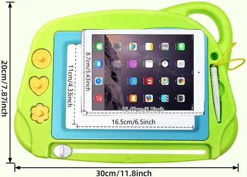 Vista 5 de Pizarra pequeña y magnética para dibujar. Almohadilla colorida y fácilmente borrable para dibujar y hacer bocetos. Juguete educativo para niños